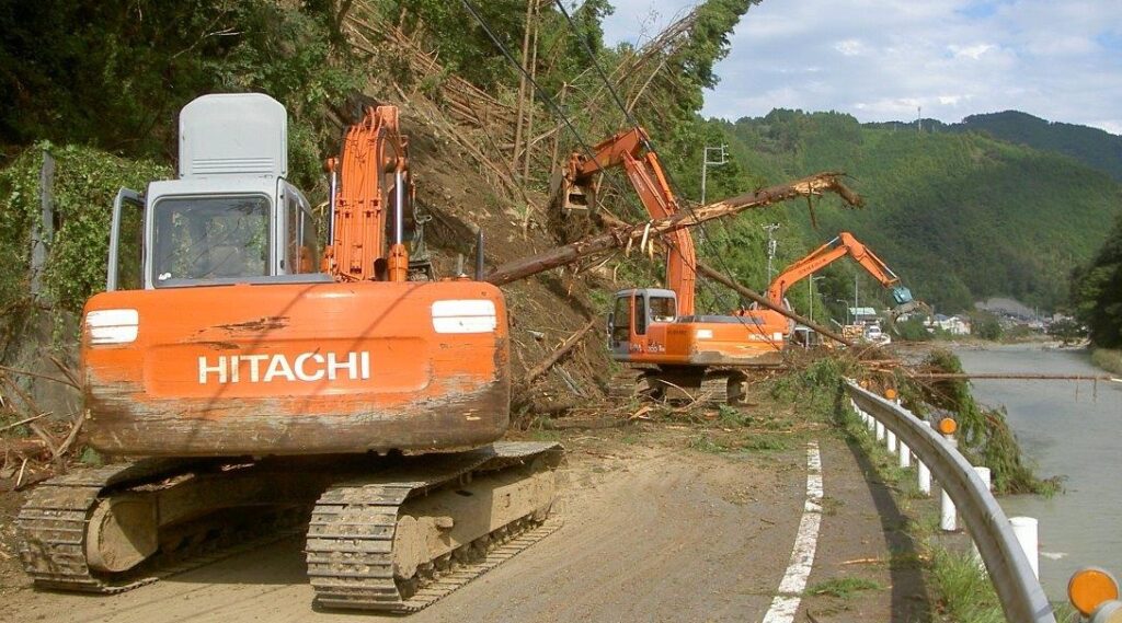和田島災害復旧工事の写真